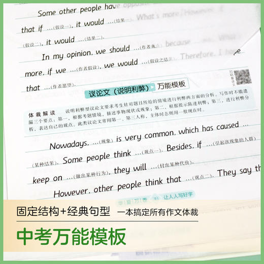 华夏万卷衡水体英文字帖初中英语满分作文字加分英语衡水体练字帖 商品图3