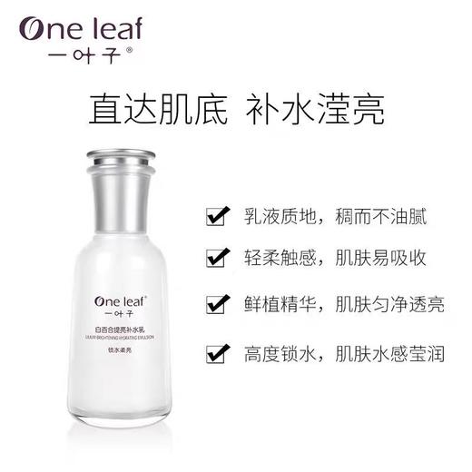 一叶子白百合提亮补水乳120ml-4464新老包装随机发 商品图3