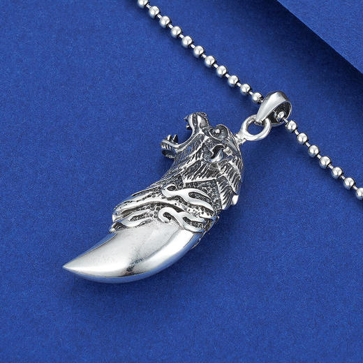 子佩集纯银狼牙吊坠【YFDZ012】（不含链）仿古208 商品图3