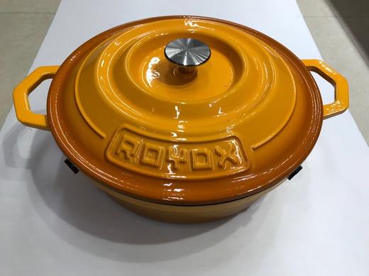 莱德斯ROYDX厨具30公分圆形珐琅瓷炒锅G14205A 商品图1