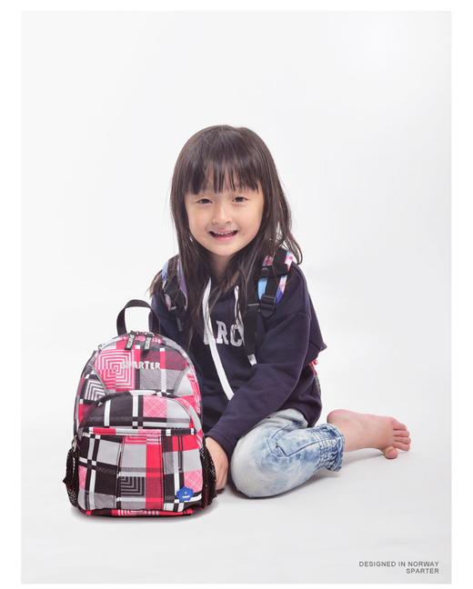 【专柜正品】sparter 系列涤纶休闲时尚双肩12寸背包  SP-9713-30T00 商品图6