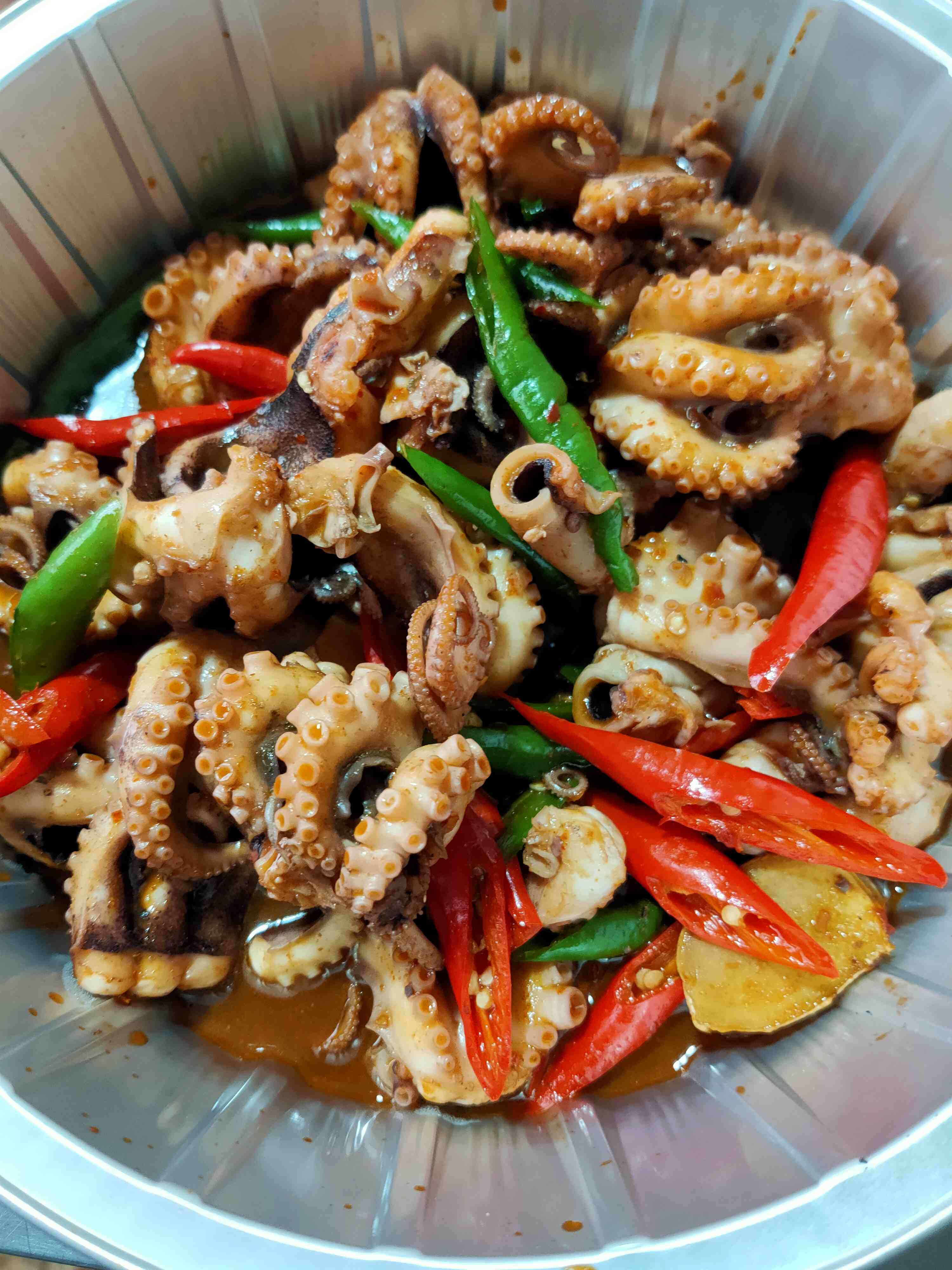 口味八爪鱼 ，1份