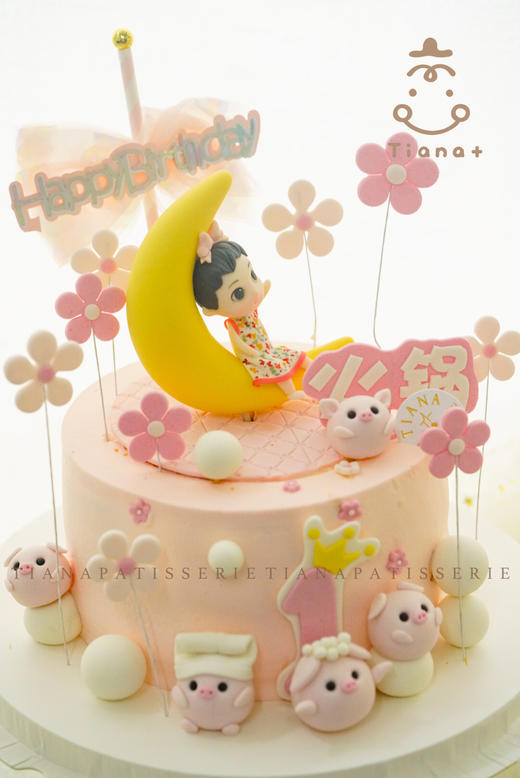 翻糖定制 1周岁女宝 商品图0