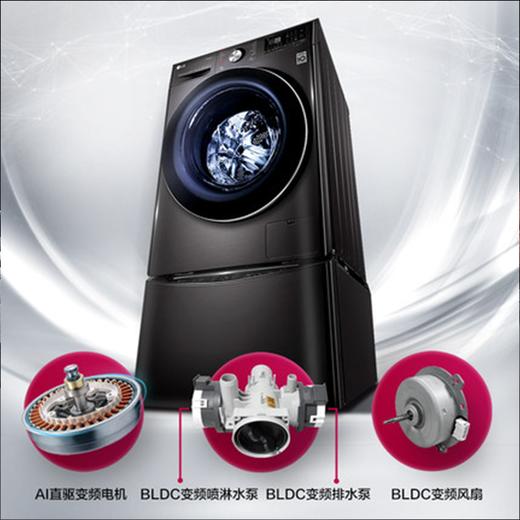 【盛元新生活】LG双擎同步分类洗衣机蒸汽除菌婴儿洗家用全自动烘干新品FQ13BVW 商品图1