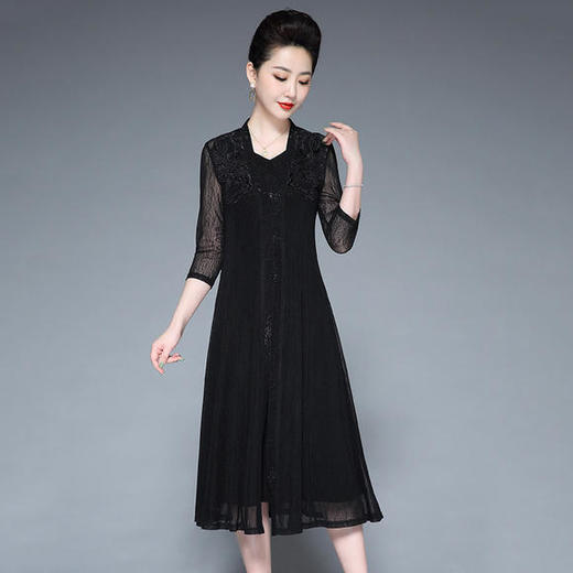 YZL-230新款复古刺绣烫钻两件套 商品图2