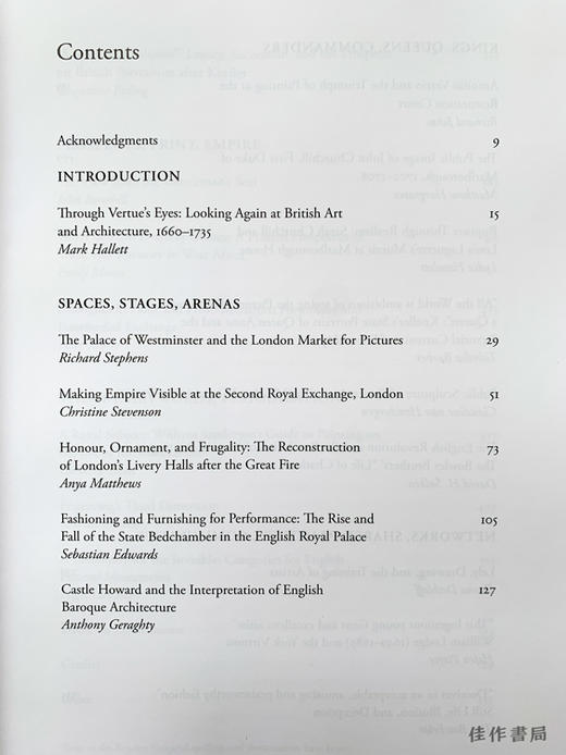 Court、Country、City: British Art and Architecture 1660–1735 / 宫廷、乡村、城市：英国艺术与建筑论文集 1660–1735年 商品图2