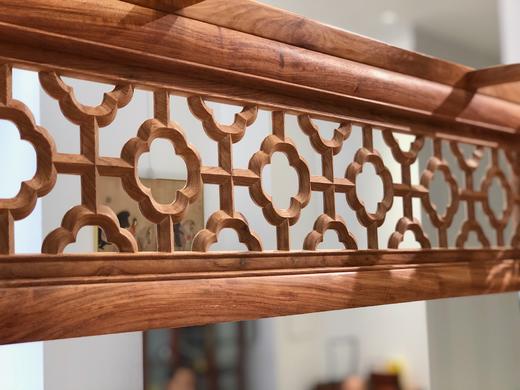 红桥红  家具严选  缅甸花梨（大果紫檀）  【200八柱十字海棠纹 明式架子床】 商品图2