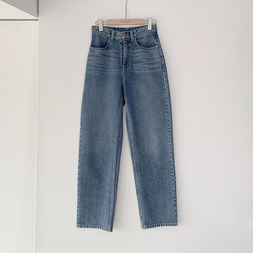 高腰阔腿牛仔裤 商品图4