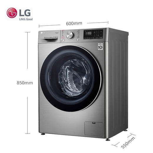 【盛元新生活】LG FY95TX4 9.5公斤家用大容量蒸汽除菌变频直驱滚筒洗衣机全自动 商品图1