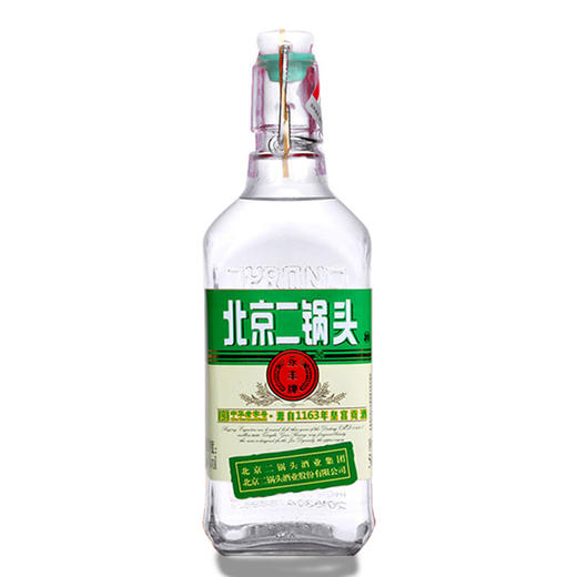 500ml12瓶永丰牌北京二锅头小方瓶绿标