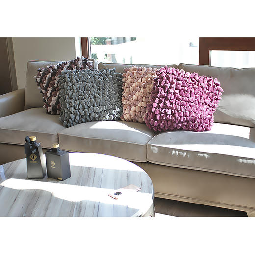 轻奢立体棉花糖加厚靠垫床头靠背可爱沙发水晶绒抱枕个性靠背垫CWBZ 商品图4