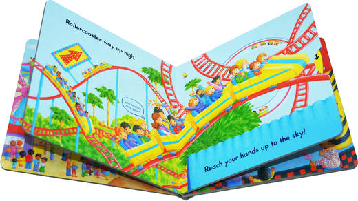Busy Funfair 系列纸板书 英文原版绘本 繁忙游乐场 机关书 商品图1