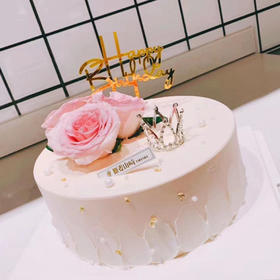 迷你皇冠鲜花蛋糕