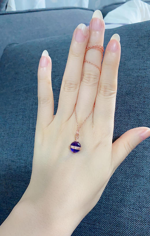 水晶项链（送配链一根 配礼盒 手提袋 鉴定证书） 商品图5