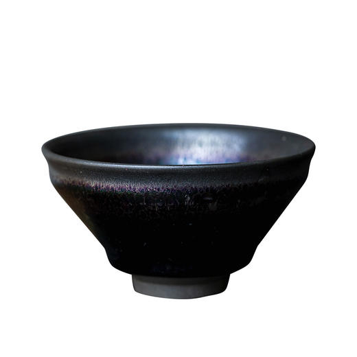 茶香记 陈旭建盏彩曜落霞盏120ml经典器型曜变盏主人杯茶杯茶具 商品图4