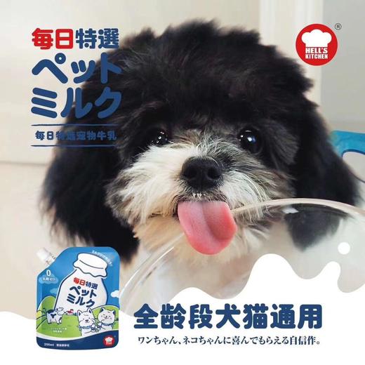 地狱厨房宠物牛奶200ml犬猫通用 商品图3