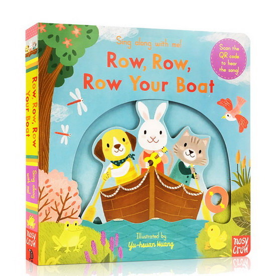 【b品】row row row your boat 划船歌 英文原版 sing along with me
