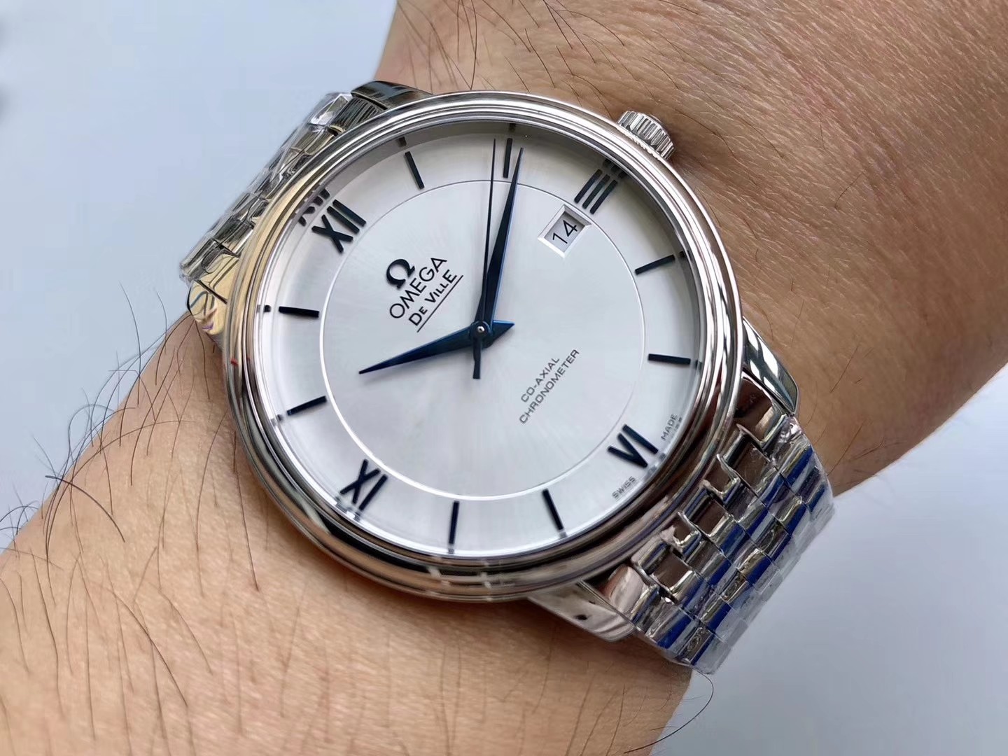 欧米茄 speedmaster moonwatch 321 铂金版腕表