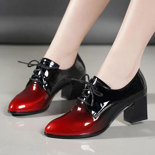 2020新款中跟粗跟深口时尚潮流漆皮女鞋lxhx455646410