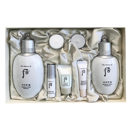 【R预售】韩国后拱辰享雪美白淡斑补水水乳两件套（套盒产品会有变动） 原价1060元 商品图0