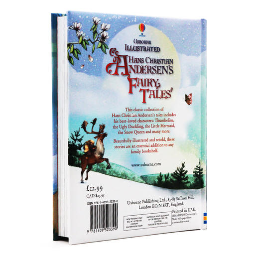 安徒生童话插图故事合集 英文原版 Illustrated Hans Christian Andersen's Fairy Tales 12个故事 全彩插画版 英语课外阅读 商品图2