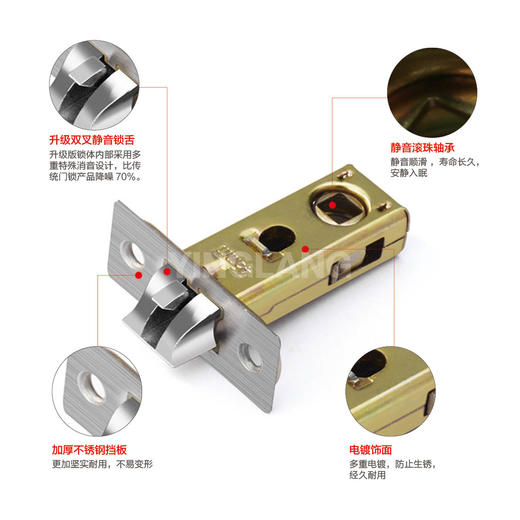 〖A253〗 45叉锁舌 商品图3