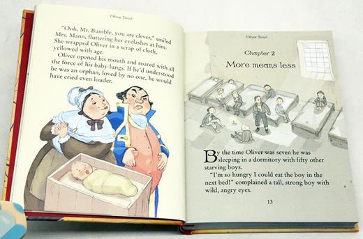 狄更斯插图故事合集 英文原版 Usborne Illustrated Stories from Dickens 尤斯伯恩 精装全彩插画版 小学生英语课外阅读书籍 商品图3