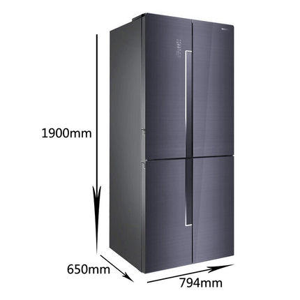 Ronshen/容声BCD-449WRK1FPG 449立升 风冷无霜十字对开门变频四门御宴冰箱 商品图1