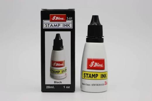 新力回墨章专用印油s-61~s-65红蓝黑绿紫色28ml 商品图4