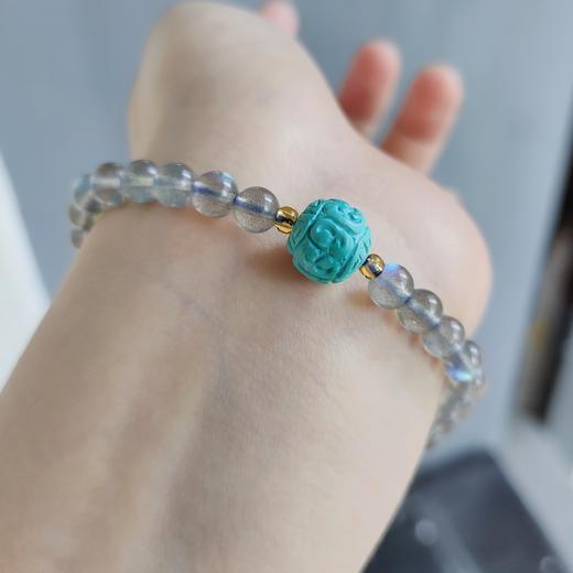 灰月光单圈手串 商品图2