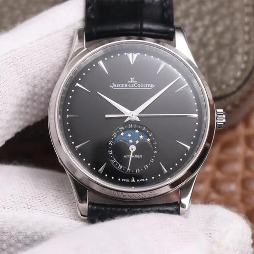 TW积jia月相1368470，表壳直径39mm，透底，男表，皮表带，自动上链机芯 商品图0