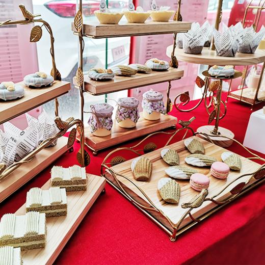 【甜久荟】西式轻松茶歇 午后下午茶享受悠然时光 满足不同味蕾的喜好 8种点心送水果茶 适合30-40人享用 含配送上门 摆台道具和现场服务 仅限上海含郊区 商品图5