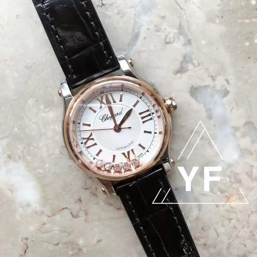 YF萧bang快乐钻Bucherer Blue Editions。 自动机械机芯，透底，皮表带，女士腕表 商品图0