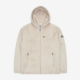 FILA斐乐韩国毛绒羊毛连帽外套FS2PLC4102X_LBEJPY带授权招加盟代理