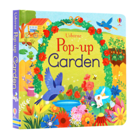 花园 英文原版 Usborne Pop-Up Garden 儿童趣味3D视觉立体书 进口原版英语故事绘本纸板书 亲子阅读书籍 英文版