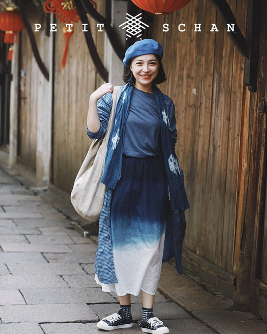 【经典款】PETIT SCHAN小闪 #018 Star of Schan 小闪六芒星 日本棉感纱线薄款贝雷帽 商品图4