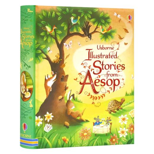 伊索寓言插图故事合集 英文原版 Usborne Illustrated Stories from Aesop 35个小故事尤斯伯恩 精装全彩插画版 英语课外阅读 商品图0