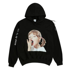 ACME DE LA VIE BABY FACE HOODIE BLACK YAWN 上衣JPY带授权招加盟代理