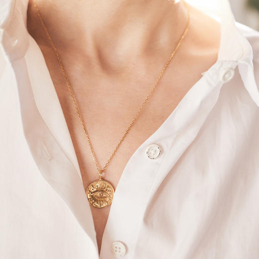 北京仓｜ Monsieur-Joseph-守护 雕刻徽章 项链（大号）［法国设计师］ 商品图2