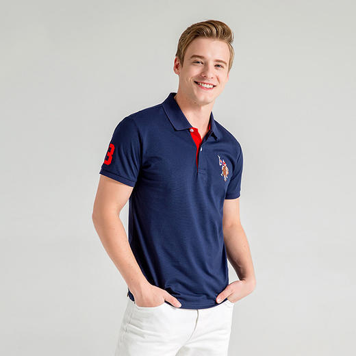 U.S. POLO ASSN. 男女款polo衫 | Polo界的贵公子，修身耐看，夏日腔调单品 商品图0