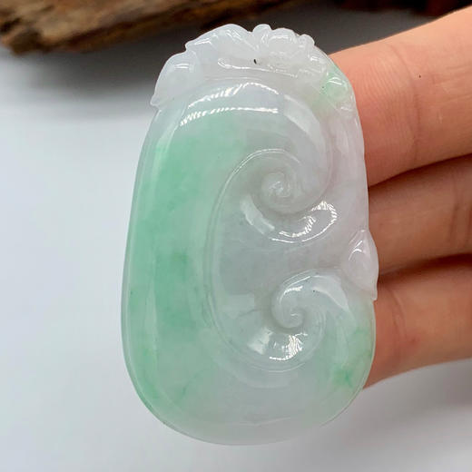 派瑞翡翠 翡翠如意 糯种 绿色 商品图2