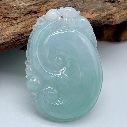 派瑞翡翠 翡翠如意 糯种 绿色 商品图3