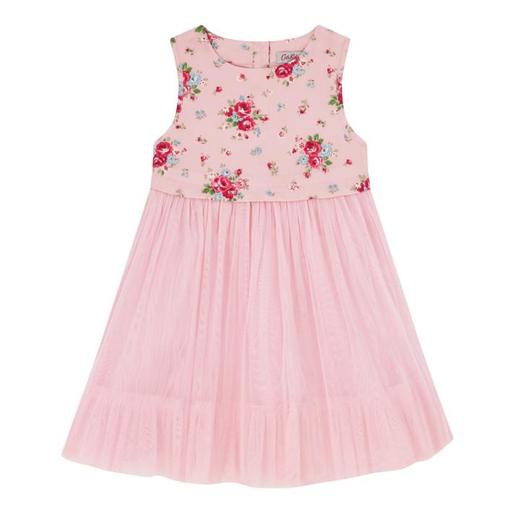 韩国Cath Kidston8月 诺丁山玫瑰编织网纱半身裙JPY带授权招加盟代理 商品图0