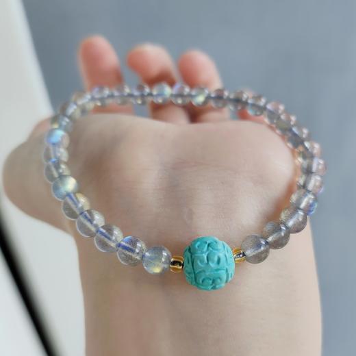 灰月光单圈手串 商品图0