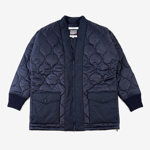 fdmtl quilted haori jacket 军事风拼接道袍棉服