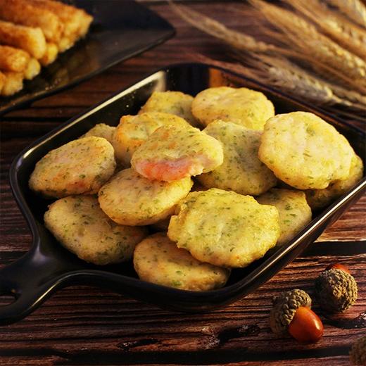 【鱼香海苔虾饼】500g/袋  速冻熟制品 商品图1