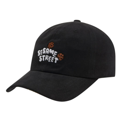ACME DE LA VIE SESAME COOKIE LOGO BALL CAP BLACK 帽子JPY带授权招加盟代理 商品图0