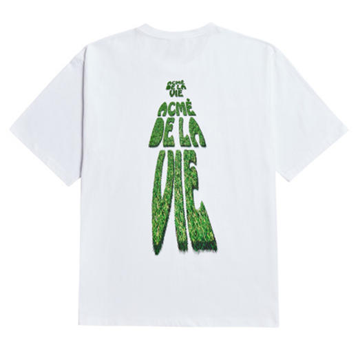 ACME DE LA VIE GRASS LOGO SHORT SLEEVE WHITE 休闲上衣JPY带授权招加盟代理 商品图0