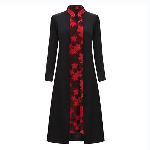 MQ-RL9990秋装新款时尚洋气连衣裙两件套装 商品图3