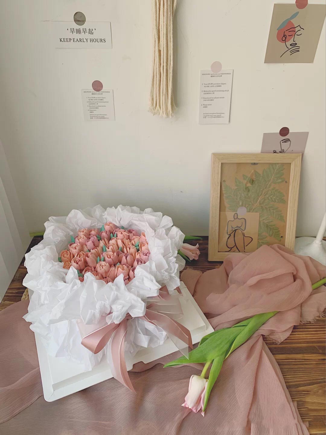 狮子家-人气商品！4寸花束蛋糕 纪念日 生日蛋糕 仪式感庆祝（⚠️花为装饰奶油霜，观赏性较强，食用性较低）